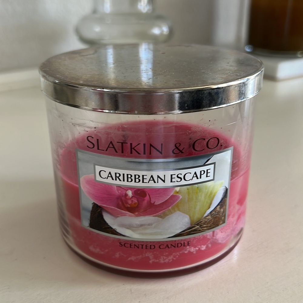 COPY - Used Caribbean Escape Discontinued Bath and Body Works Candle